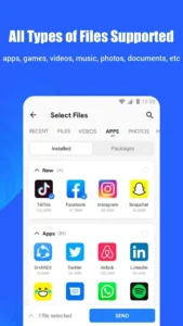 SHAREit MOD APK 2025 (Premium Unlocked + No Ads) – Fastest File Sharing App for Android 2